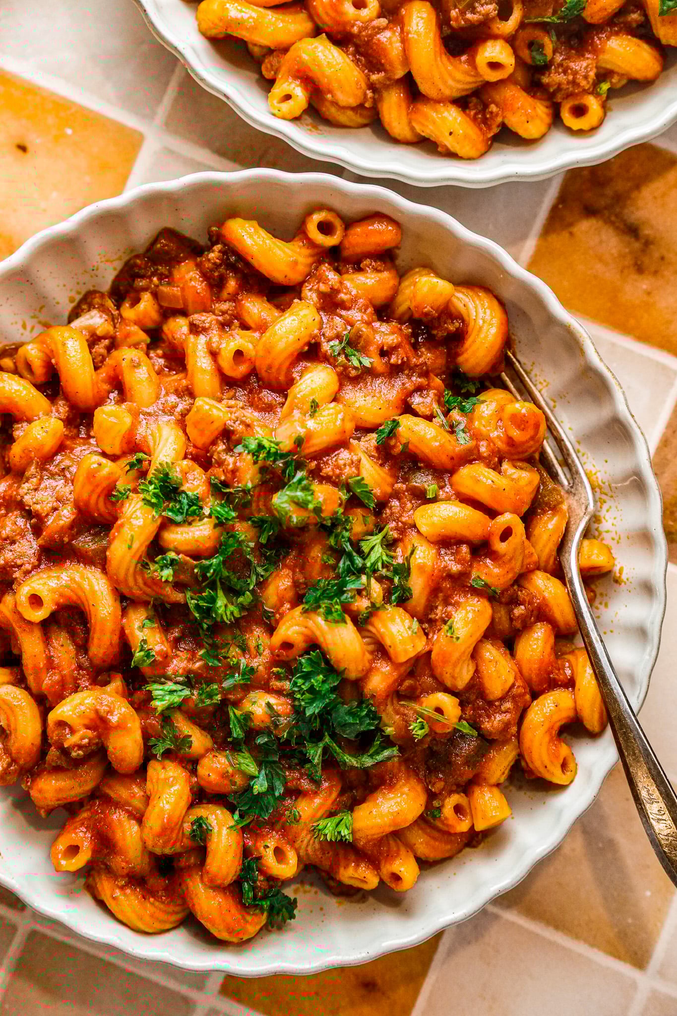 Red sause macaroni